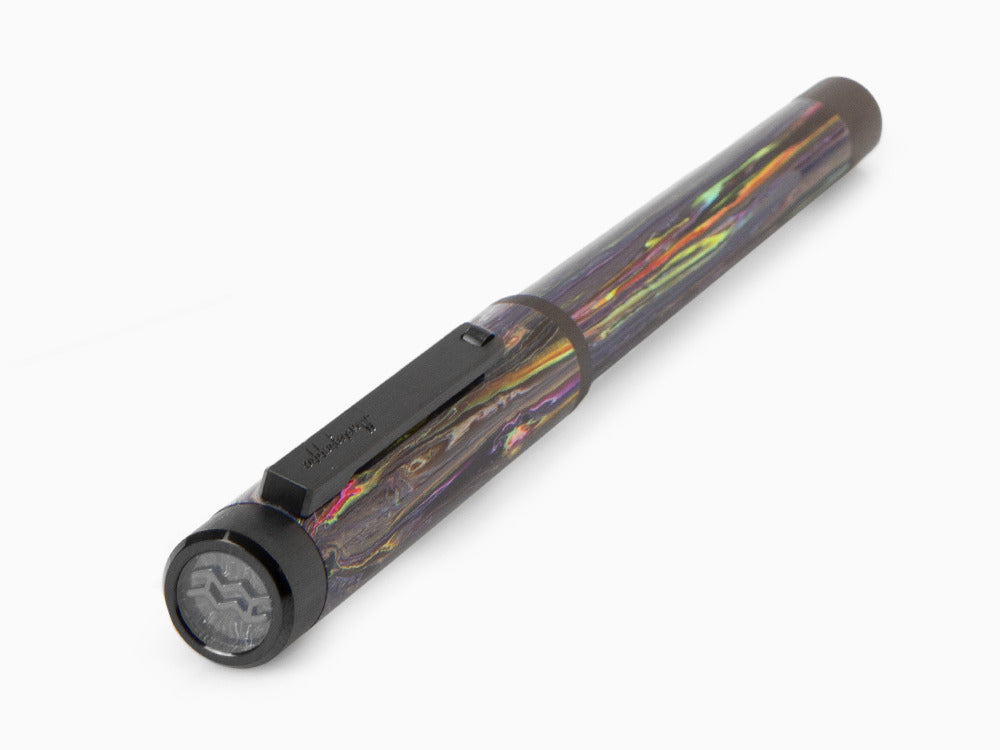 Montegrappa Zero Zodiac Aquarius Fountain Pen, Steel, ISZEZ-IC-V1