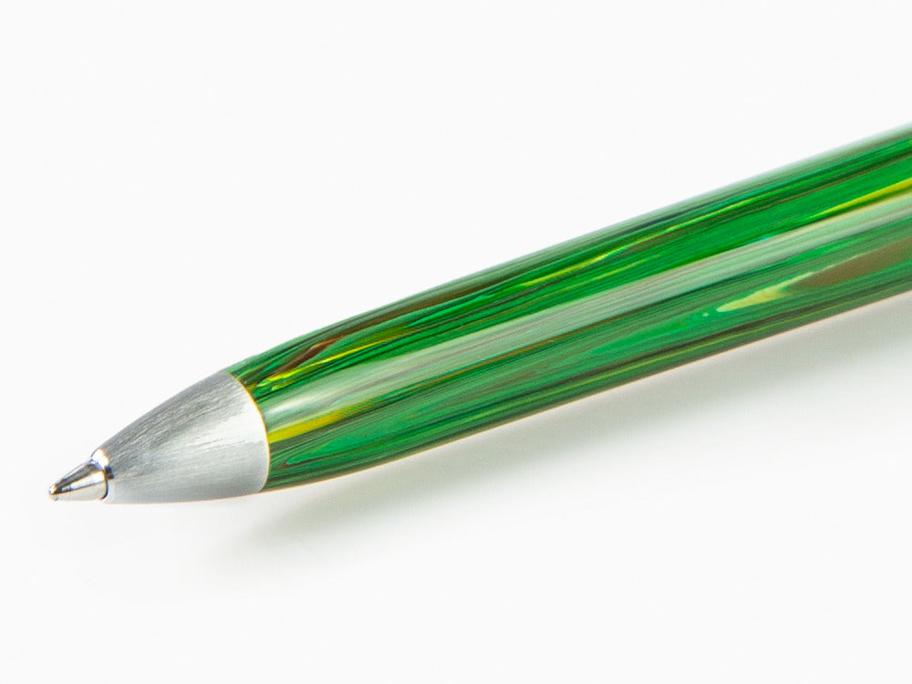 Montegrappa Zero Zodiac Virgo Ballpoint pen, Green, Stainless Steel, ISZEZBIP-G8