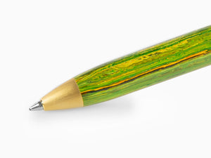 Montegrappa Zero Zodiac Gemini Ballpoint pen, Green, Gold plated, ISZEZBIY-G7