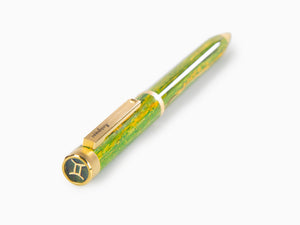 Montegrappa Zero Zodiac Gemini Ballpoint pen, Green, Gold plated, ISZEZBIY-G7