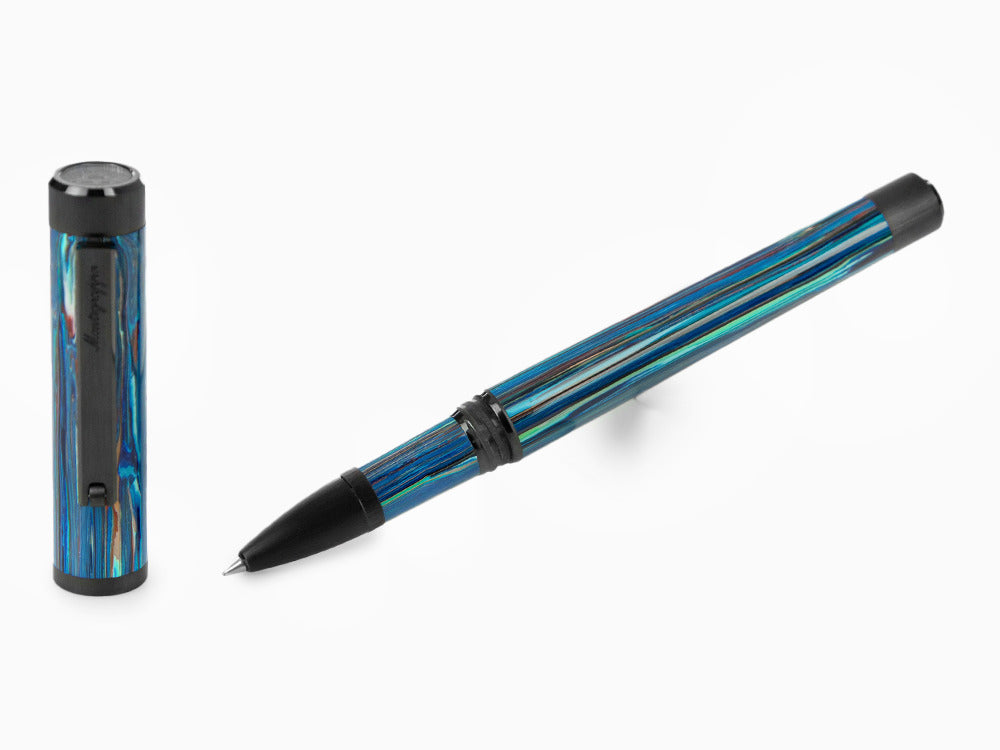 Montegrappa Zero Zodiac Libra Rollerball pen, Montegrappite, PVD, ISZEZRIC-B8
