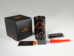 Montjuic Elegance Quartz Watch, Stainless Steel 316L, Black, 43 mm, MJ1.0507.B