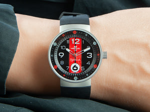 Montjuic Sport Quartz Watch, Stainless Steel 316L, Black, 43 mm, MJ1.0602.S