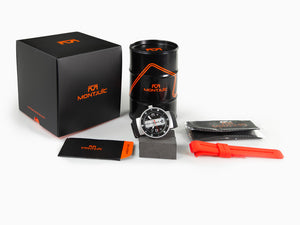 Montjuic Sport Quartz Watch, Stainless Steel 316L, Black, 43 mm, MJ1.0903.S