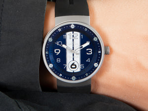 Montjuic Special Quartz Watch, Stainless Steel 316L, Blue, 43 mm, MJ1.1004.S