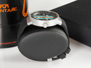Montjuic Special Quartz Watch, Stainless Steel 316L, Black, 43 mm, MJ1.1201.S