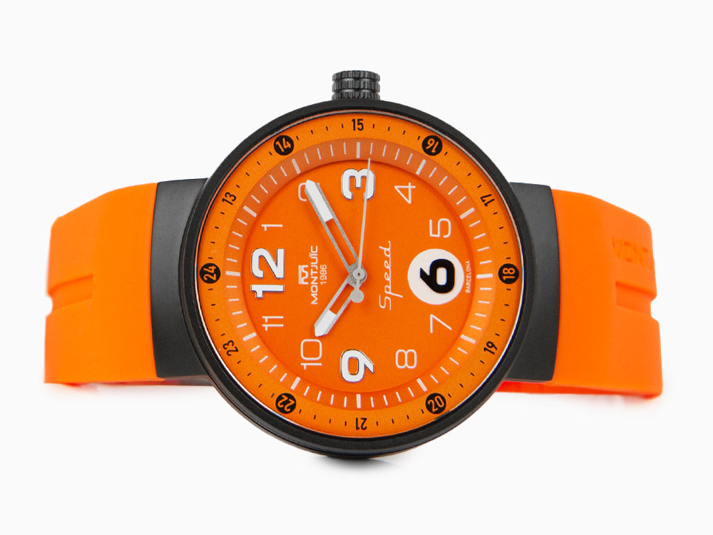 Montjuic Speed Special Racing Series Quartz Watch, Orange, 43 mm, MJ1.1712.B