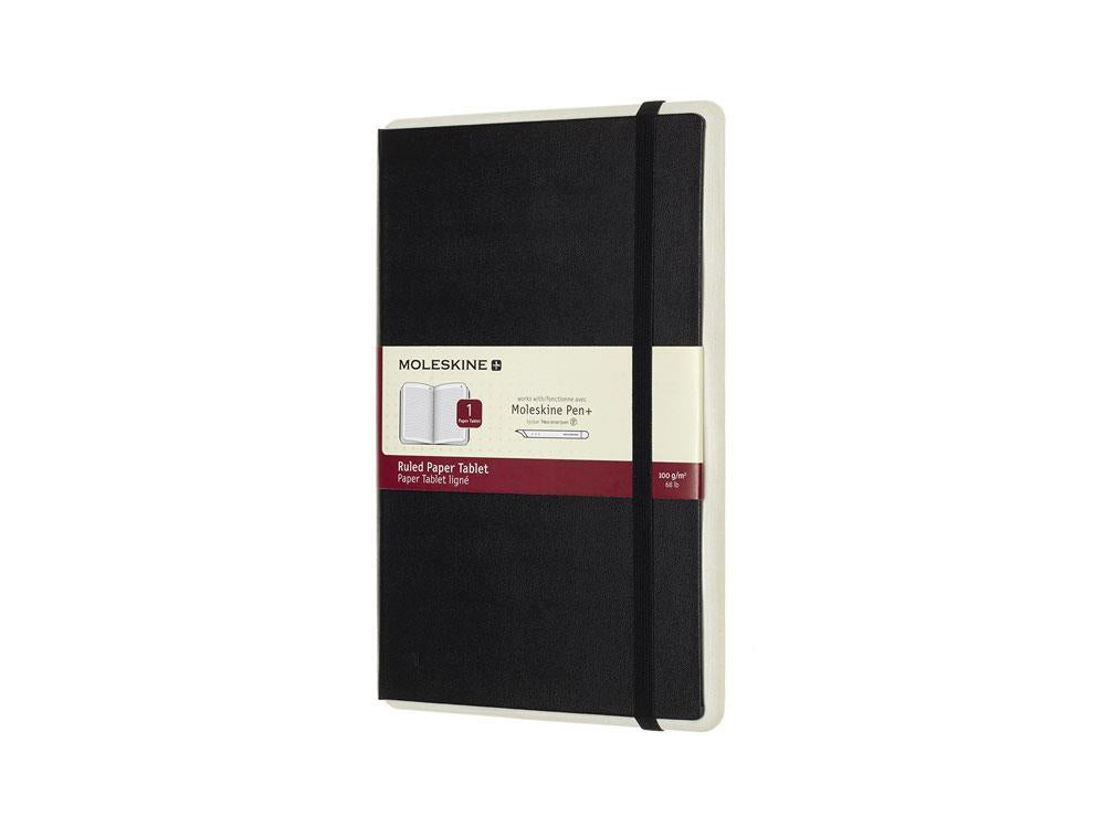 Moleskine Paper Tablet, Large (13 x 21 cm), Black, Ruled, 176 pages, PTNL31HBK01