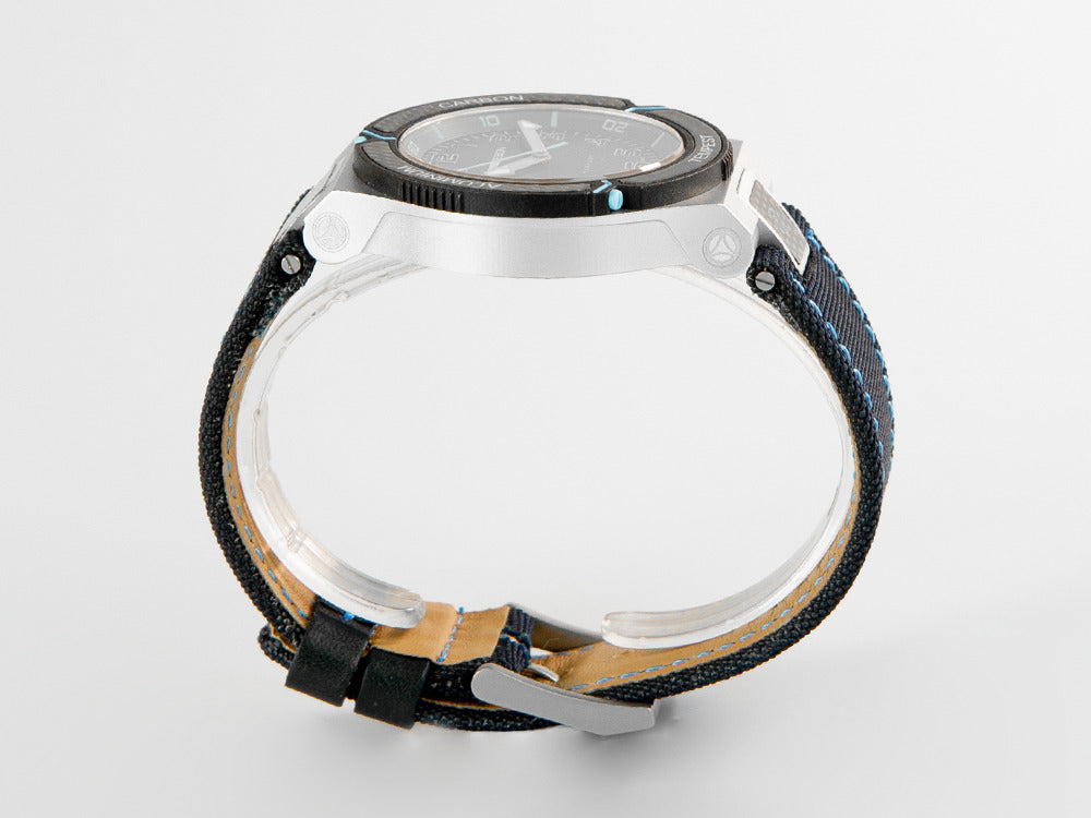 Momo Design Tempest Young Quartz Watch, Sandblasted Aluminium