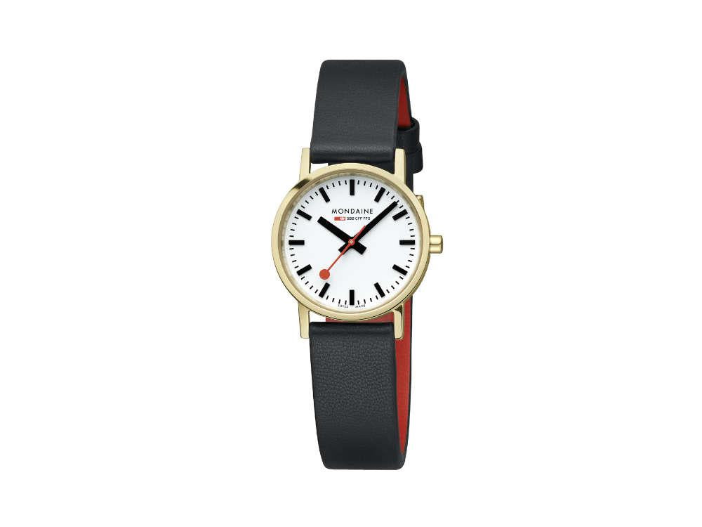 Mondaine SBB Classic Quartz Watch, White, 30 mm, A658.30323.10SBBV