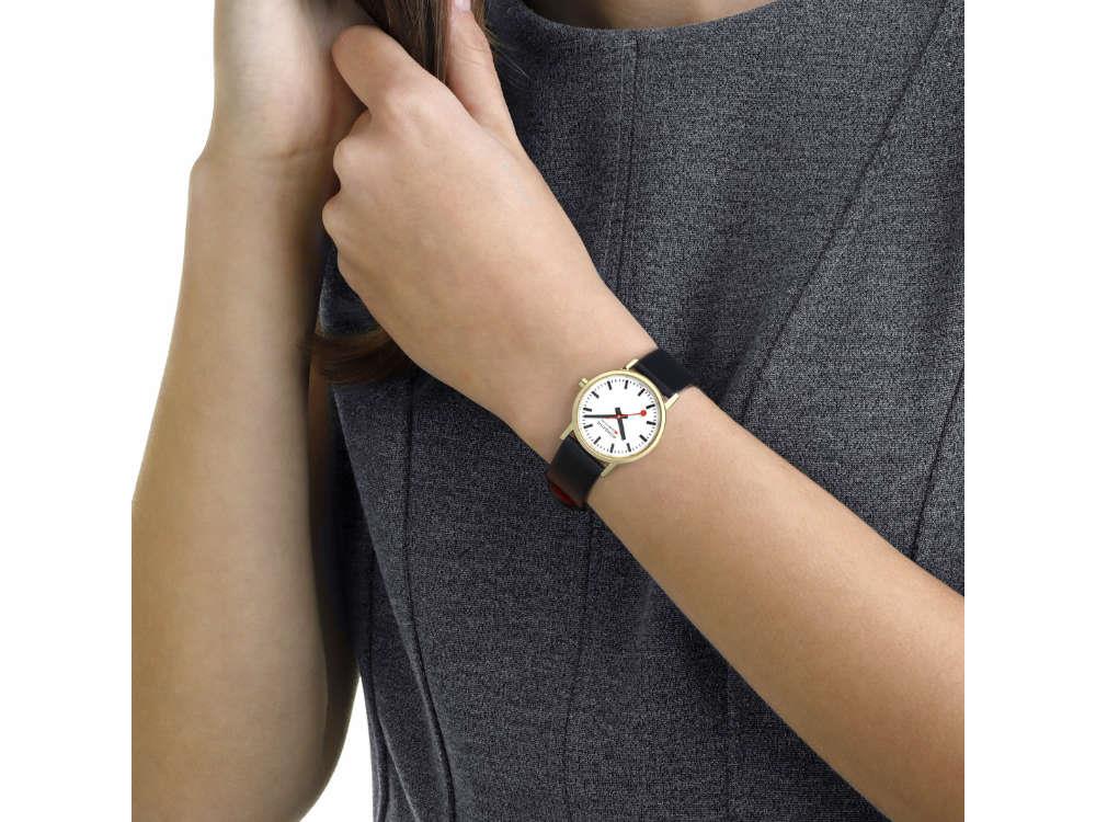 Mondaine SBB Classic Quartz Watch, White, 30 mm, A658.30323.10SBBV