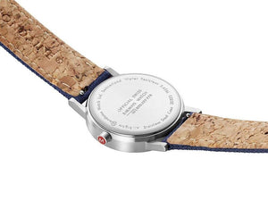 Mondaine SBB Classic Quartz Watch, White, 30 mm, Fabric strap, A658.30323.17SBD1