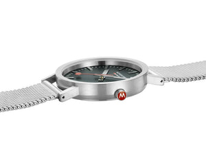 Mondaine SBB Classic Quartz Watch, Green, 36 mm, A660.30314.60SBJ