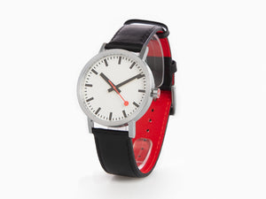 Mondaine Classic Pure Quartz watch, Ronda 513, 40mm, A660.30360.16OM