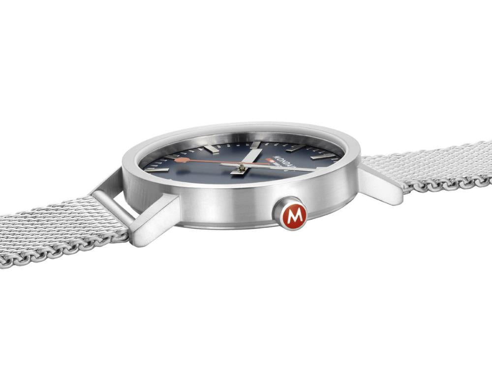 Mondaine SBB Classic Quartz Watch, Blue, 40 mm, A660.30360.40SBJ