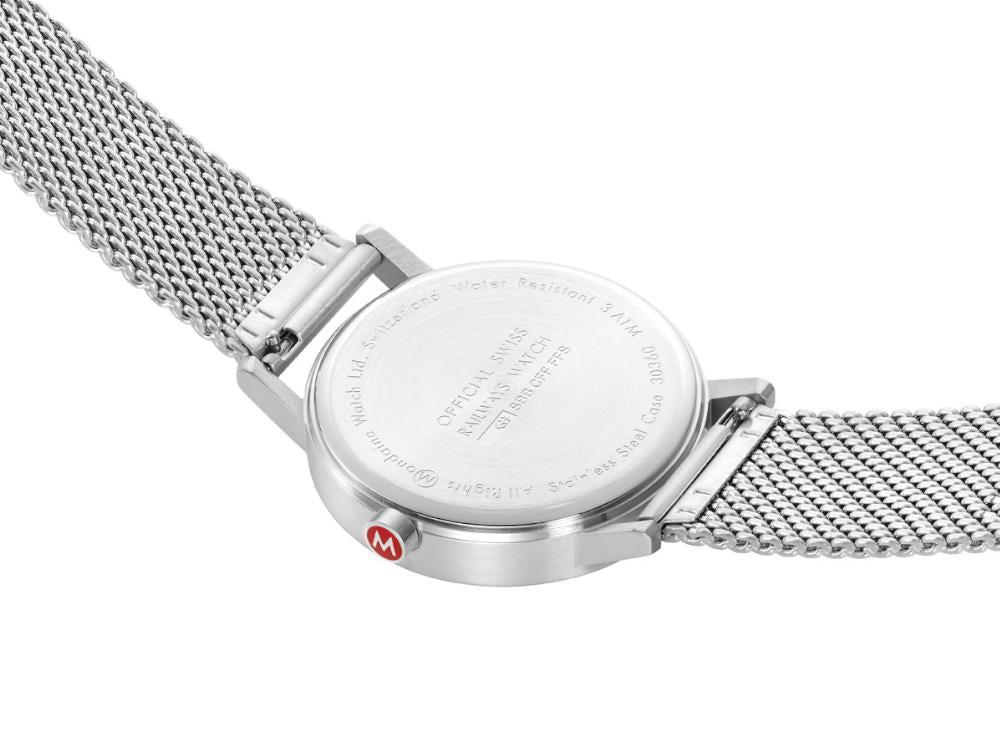 Mondaine SBB Classic Quartz Watch, Blue, 40 mm, A660.30360.40SBJ