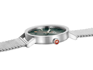 Mondaine SBB Classic Quartz Watch, Green, 40 mm, A660.30360.60SBJ