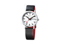 Mondaine Classic Quartz watch, polished stainless , Mineral crystal, 36mm