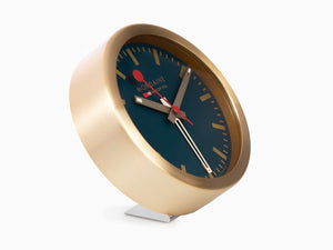Mondaine Clocks Quartz Watch, Aluminium, Blue, 12.5 cm, A997.MCAL.46SBG