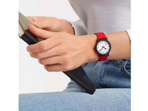 Set Mondaine Essence Quartz Watch, Ecological, White, 32 mm, MS1.32110.LC.SET