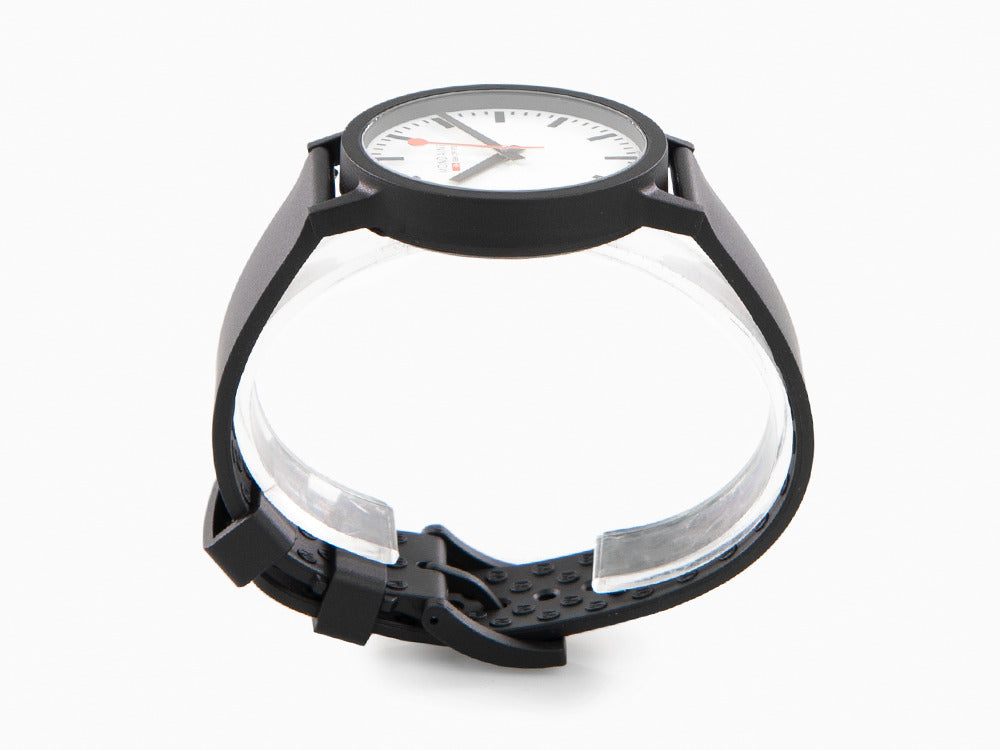 Essence Black Men's Analogue Quartz Watch with Silicone Strap MS1.41110.RB Essence Black Men's Analogue Quartz Watch with Silicone Strap MS1.41110.RB