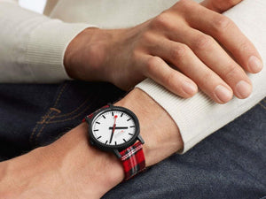 Mondaine SBB Evo2 Quartz Watch, Ecological, White, 41 mm, MS1.41111.LC