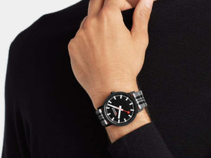 Mondaine SBB Evo2 Quartz Watch, Ecological, White, 41 mm, MS1.41120.LB