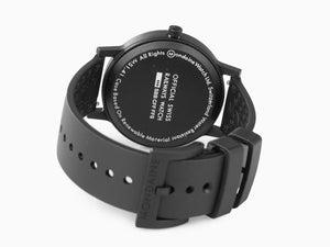 Mondaine Essence Quartz Watch, Ecological - Recycled, Black, 41mm, MS1.41120.RB