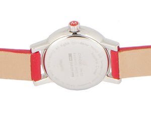 Mondaine SBB Evo2 Petite Quartz Watch, White, 26mm, Leather strap, MSE.26110.LC