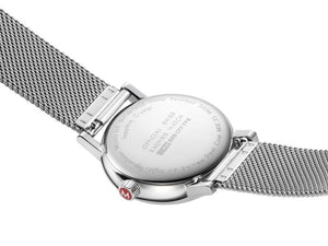 Mondaine SBB Evo2 Wild Rose Quartz Watch, Pink, 35 mm, MSE.35130.SM