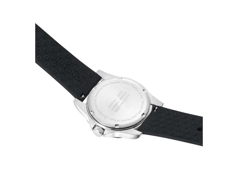 Mondaine Numeri Quartz Watch, White, 42 mm, MSN.4211B.RB