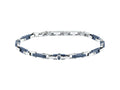 Maserati Gioielli Ceramic Bracelet, Stainless steel, Blue, JM226ATZ76
