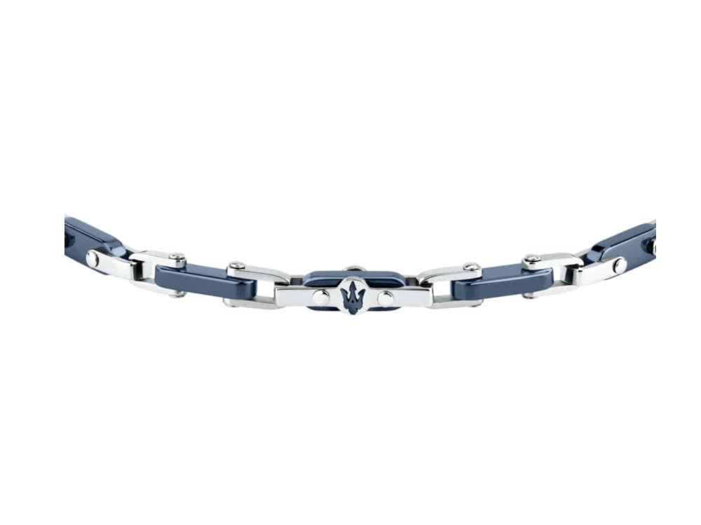 Maserati Gioielli Ceramic Bracelet, Stainless steel, Blue, JM226ATZ76