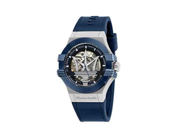 Maserati Potenza Automatic Watch, Blue, 40 mm, Sapphire Crystal