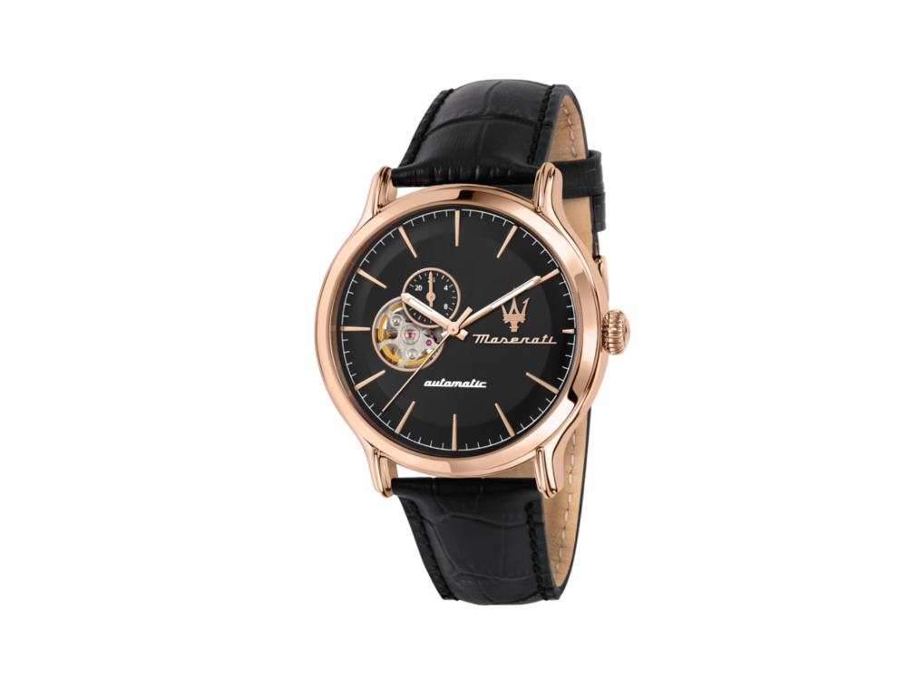 Maserati Epoca Automatic Watch, PVD Rose Gold, Black, 42 mm