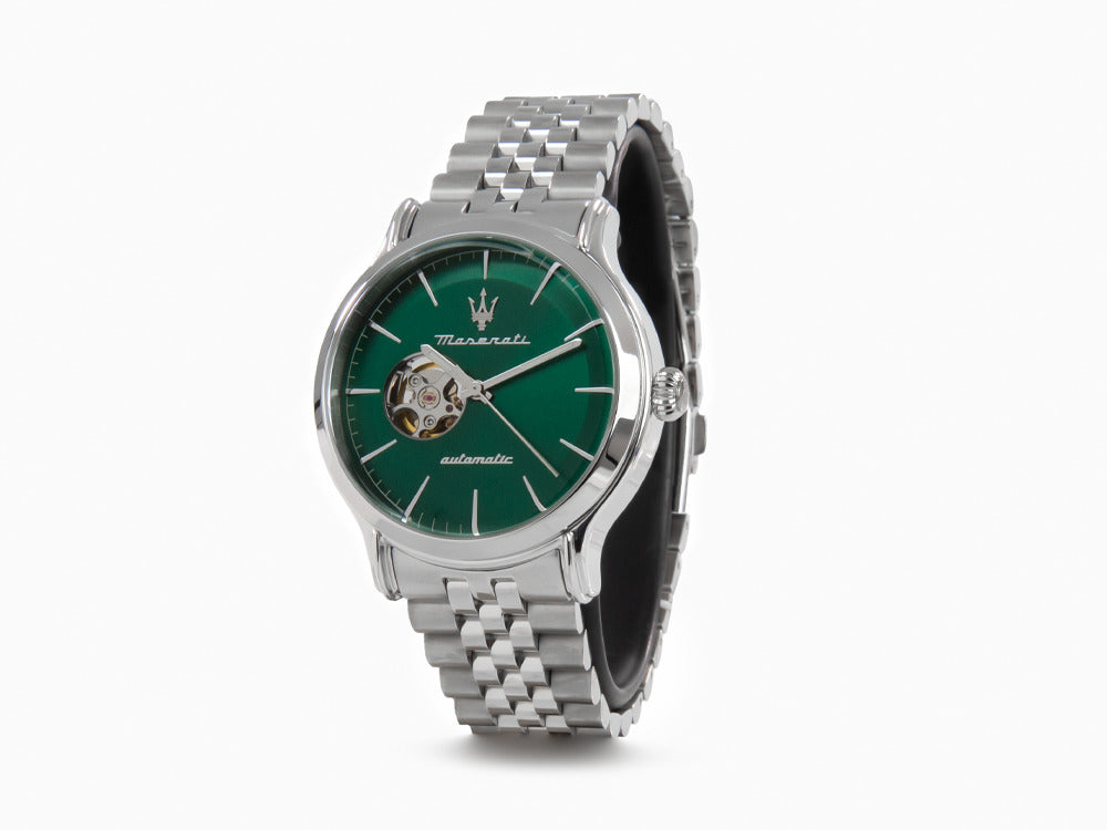 Maserati Epoca Automatic Watch, Green, 42 mm, Mineral crystal