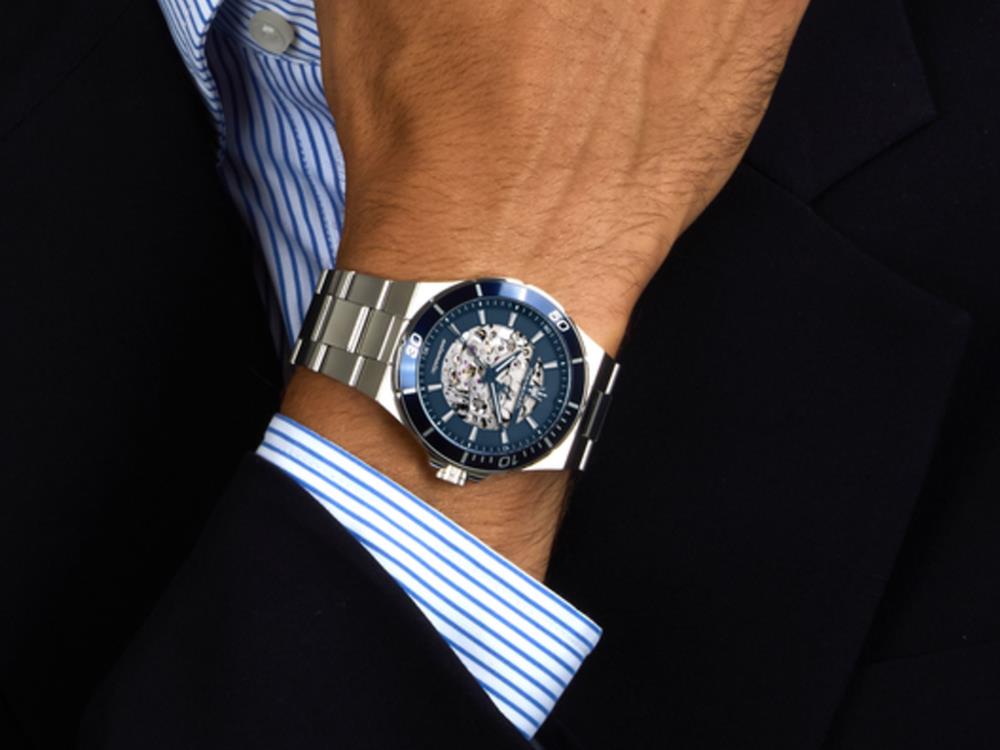 Maserati Sfida Automatic Watch, Blue, 41 mm, Mineral crystal, R8823140019