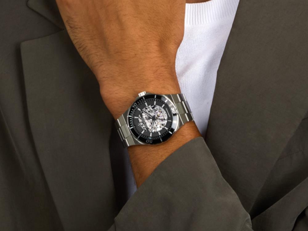 Maserati Sfida Automatic Watch, Black, 41 mm, Mineral crystal, R8823140020