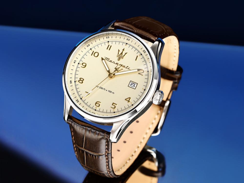 Maserati Sorpasso Quartz Watch, Ivory, 42 mm, R8851124004