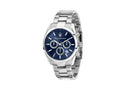 Maserati Attrazione Quartz Watch, Blue, 43 mm, Mineral crystal, R8853151005