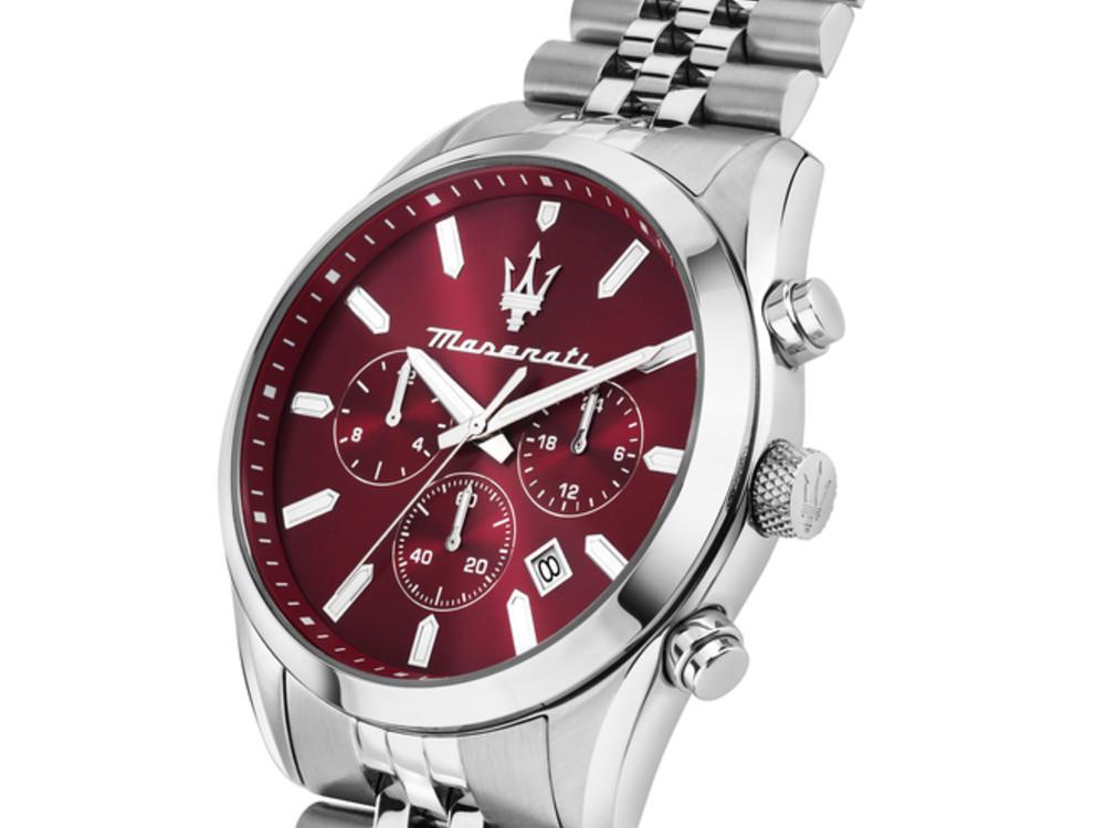 Maserati Attrazione Quartz Watch, Burgundy, 43 mm, R8853151024
