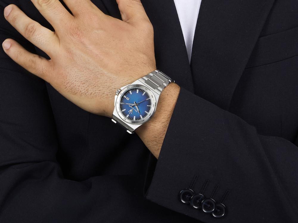 Maserati Velocitá Slim Quartz Watch, Blue, 40 mm, R8853153001