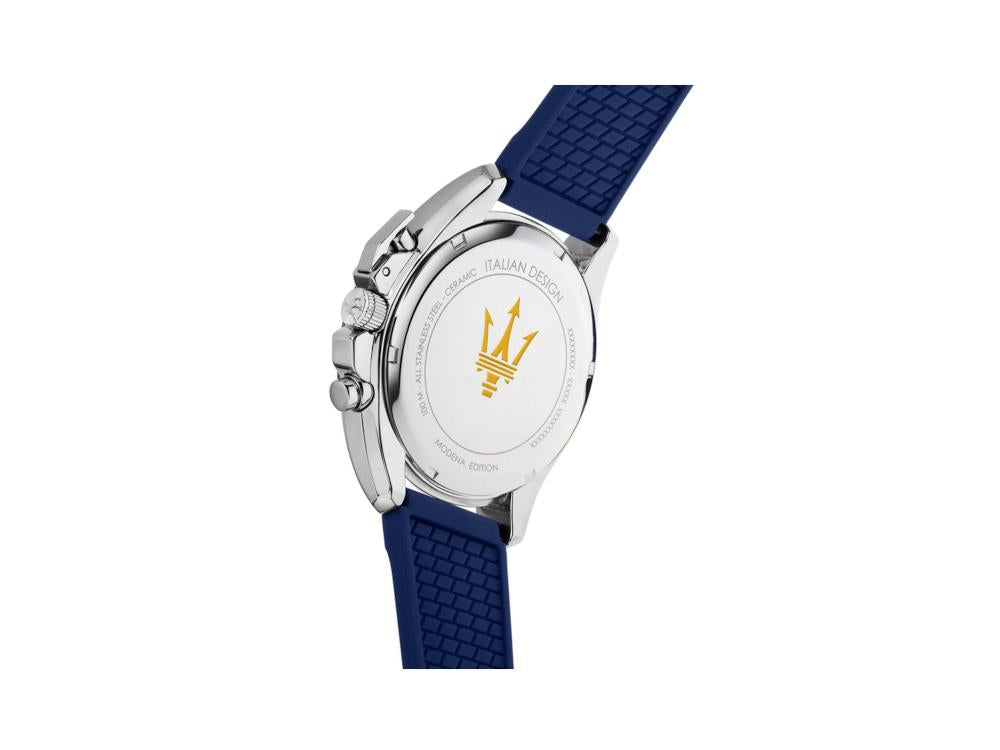 Maserati Modena Edition Quartz Watch, Blue, 45 mm, Mineral crystal R8871612039