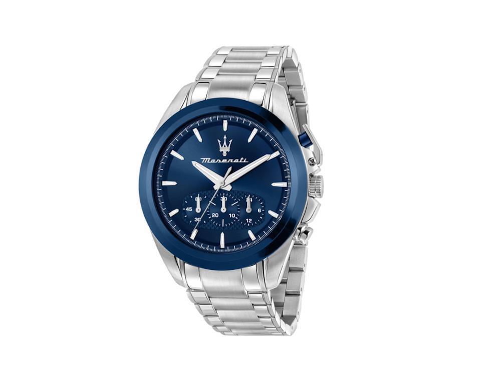 Maserati Traguardo Quartz Watch, Blue, 43 mm, R8873612067