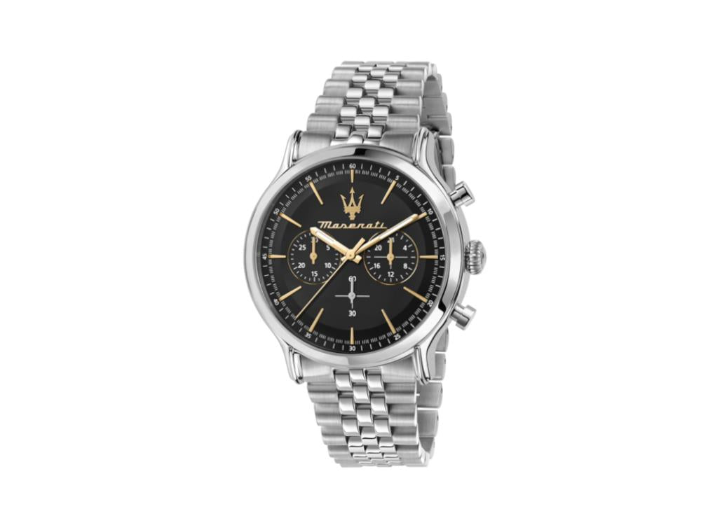 Maserati Epoca Quartz Watch, Black, 42 mm, Mineral crystal, R8873618017