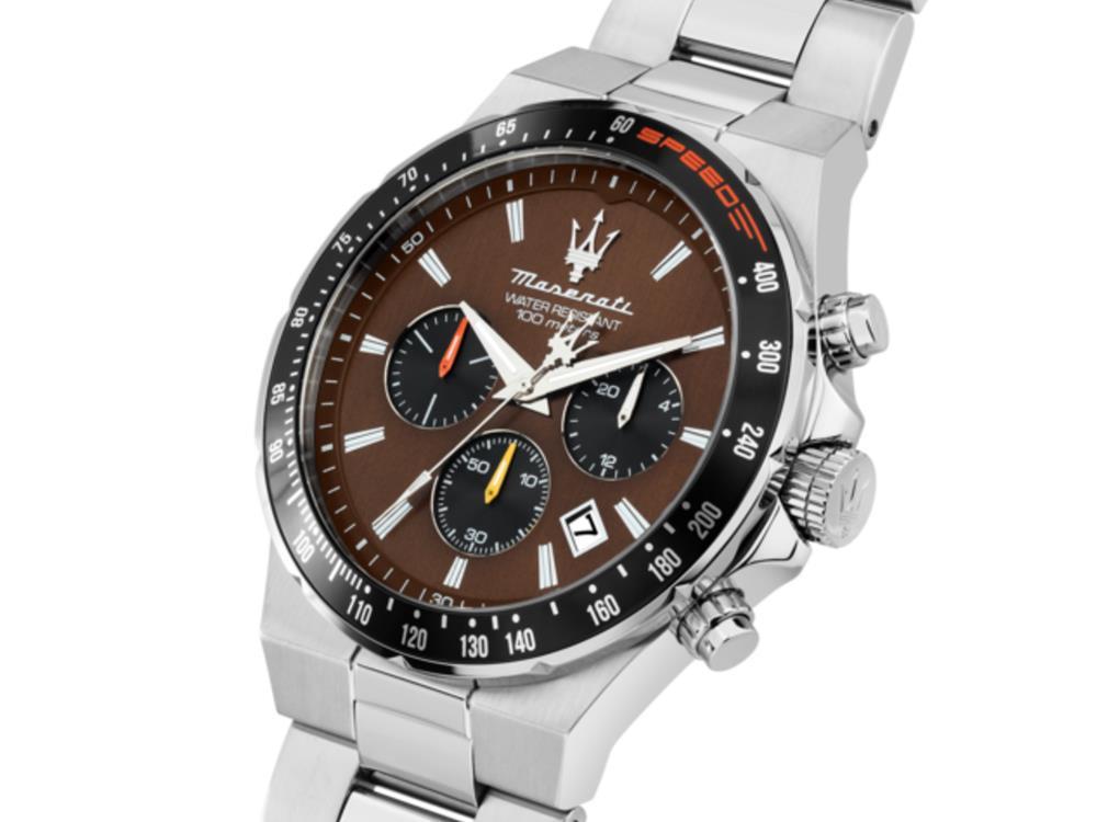 Maserati Sfida Quartz Watch, Brown, 41 mm, Mineral crystal, R8873640026