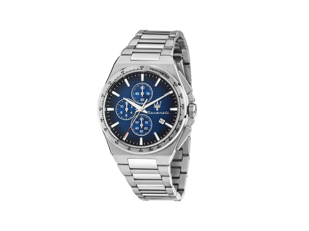 Maserati Velocitá Slim Quartz Watch, Blue, 41 mm, R8873653003
