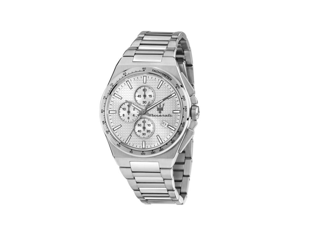 Maserati Velocitá Slim Quartz Watch, Silver, 41 mm, R8873653005