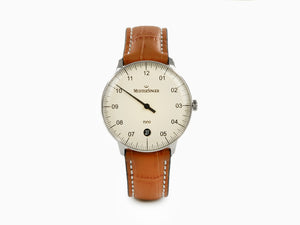 Meistersinger Neo Ivory Automatic Watch, 36 mm, Cognac, NE903N-SG03W