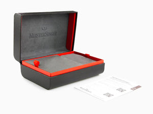 Meistersinger Vintago Automatic Watch, SW 200-1, 38 mm, Black, VT902
